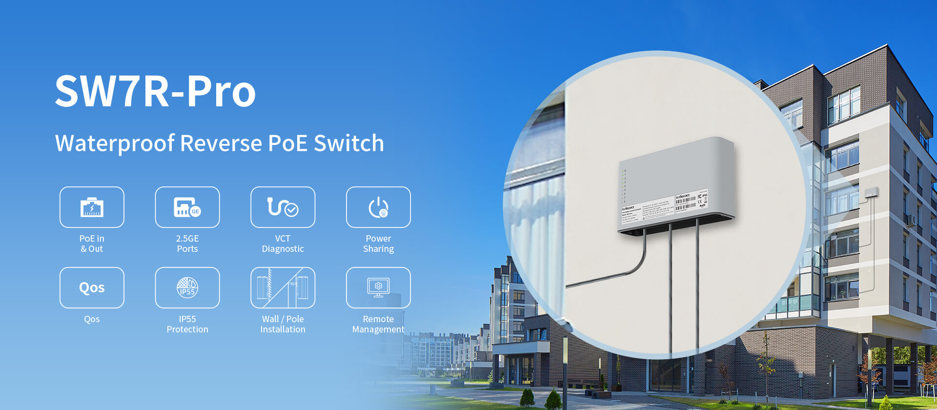SW7R-Pro: Innovación en Redes con PoE Inverso y Compatibilidad 5G